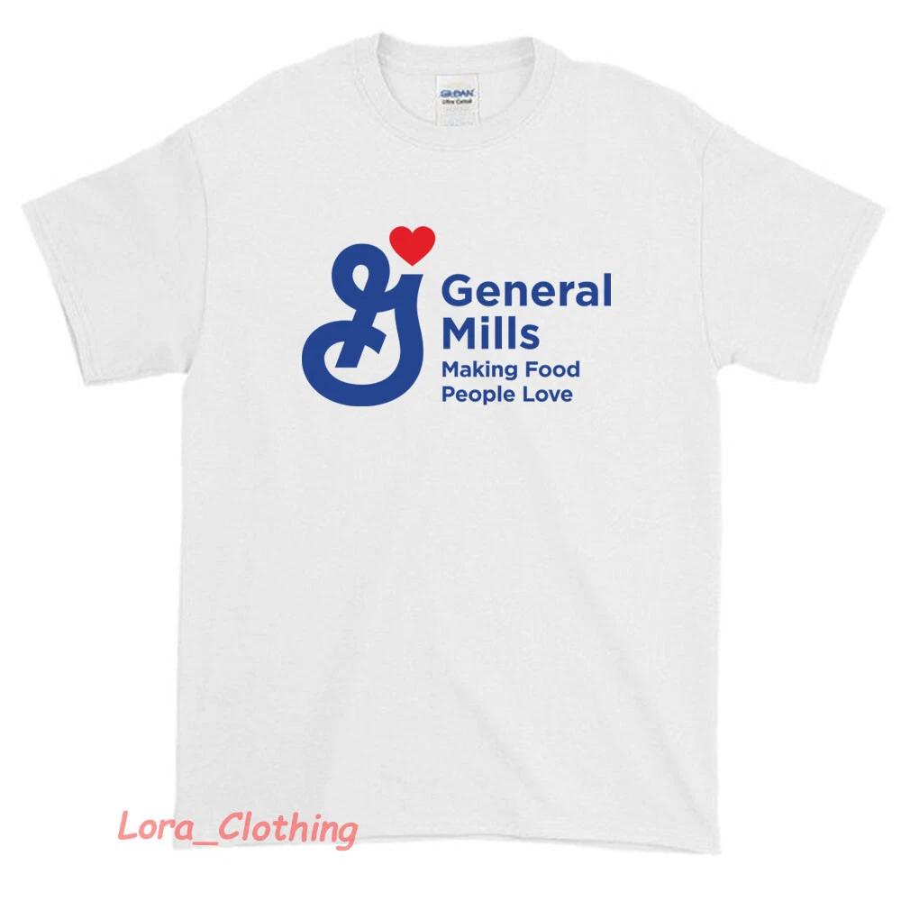 General Mills Foods Retail Stores Logo American Funny T Shirt USA size S - XXL