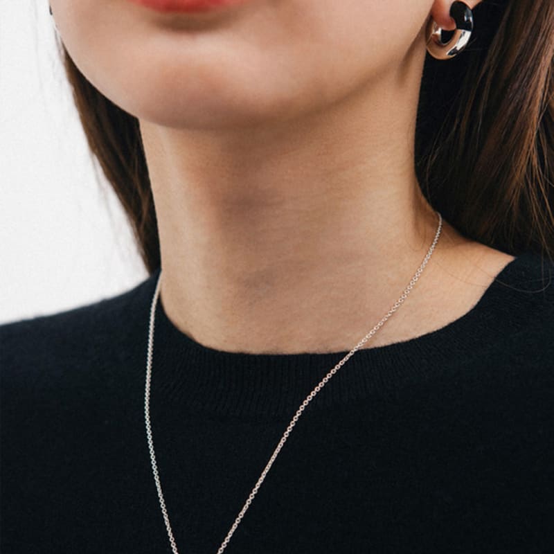 TACIT Onyx Pebble Earring