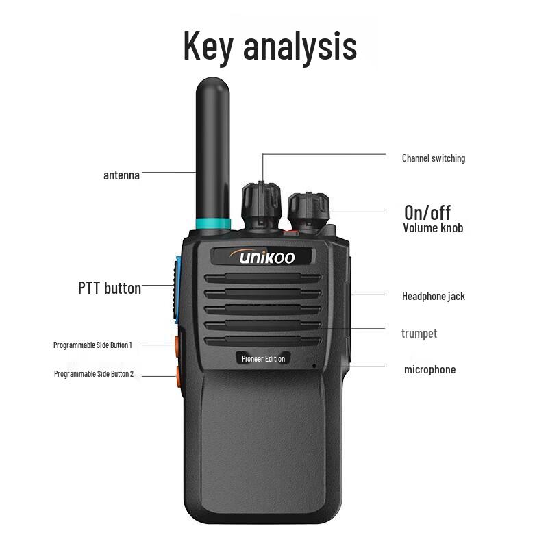 UNIKOO Long-Range Professional Walkie-Talkie (CN version)