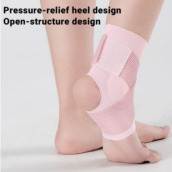 Ankle Support Brace Men Women Ankle Compression Sleeve Foot Brace with Adjustable Wrap for Sprained Achilles Tendonitis Plantar Fasciitis