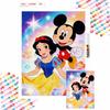 Diamond Painting Kit Full Diamond Round Snow White Mickey Decor Home Decor Craft Gift