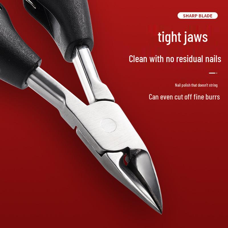 Eagle Beak Stainless Steel Nail Clippers: Cuticle Nippers and Anti-Pinch Toenail Care Tool