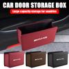 Leather Car Door Seat Organizer Box Stowing Tidy Storage Bag For AMG W140 W168 W169 W176 W177 GLS GLB EQC CLS SLK A200 GLK CLK