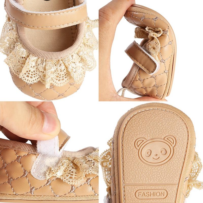 Infant Baby Girls Flat Non-slip Shoes Princess Shoes