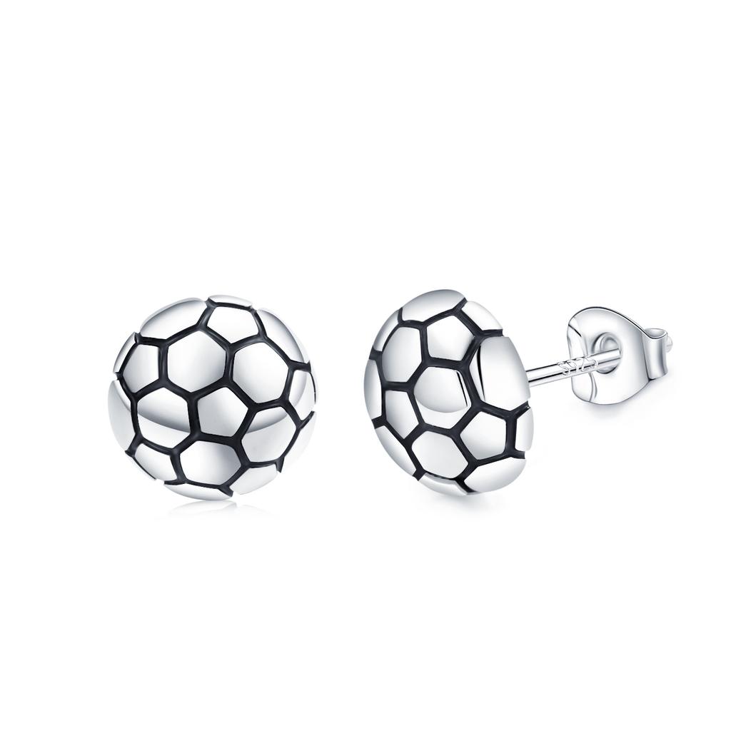 VOJO Sports Stud Earrings Football, Soccer, Basketball, Volleyball, Tennis, Baseball Earrings for Women Men Player Fan Gifts