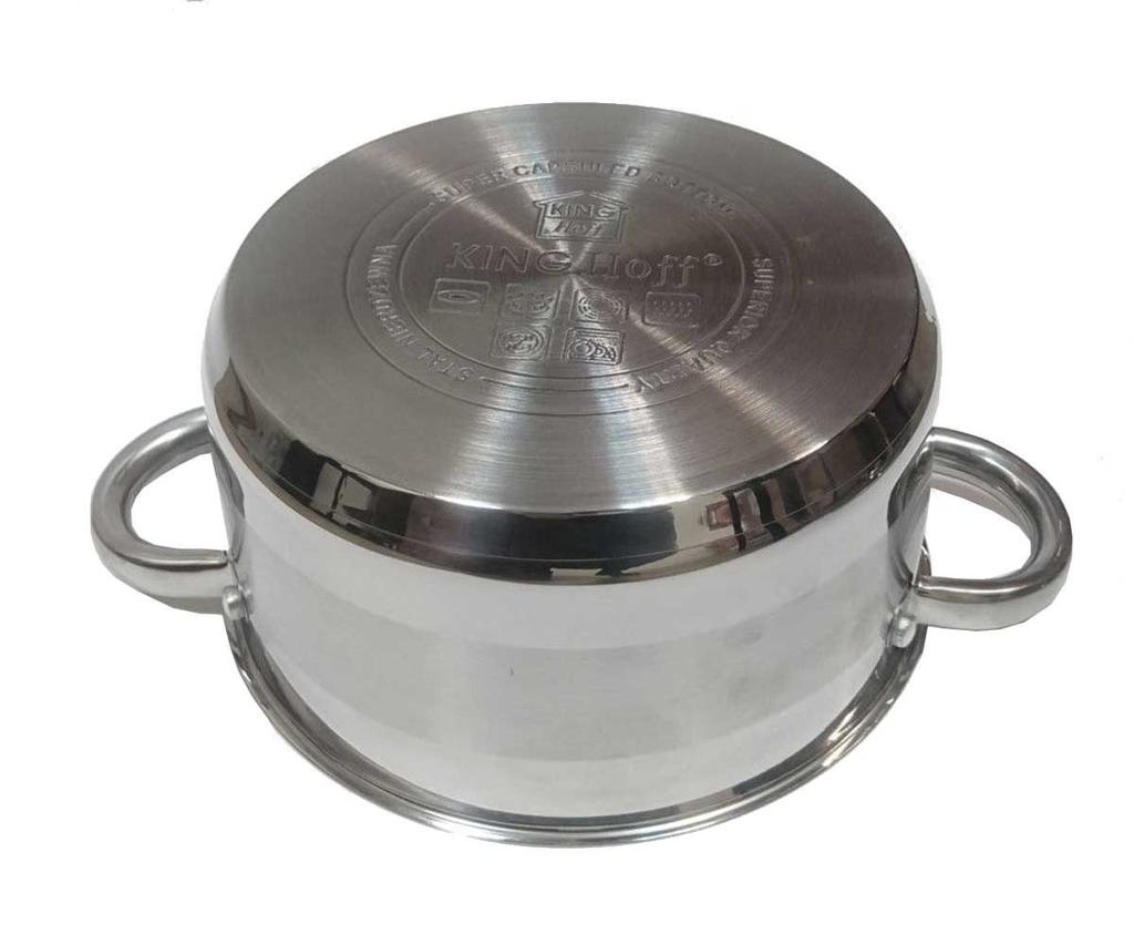 TOPF MIT DECKEL 16cm KINGHOFF KH-4327 1.5L