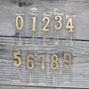 New Gold and Silver Number 0-9 Candles for Children's Birthday Party Decoration PVC Boxed Gold Plated Candles