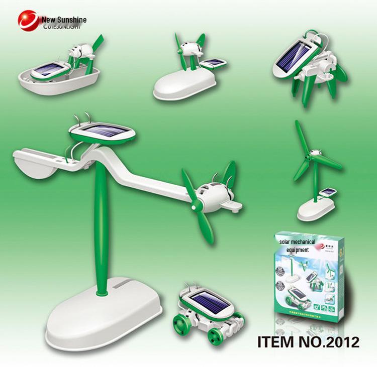 

Sunshine 6-in-1 Solar DIY Educational Toy for Kids, Color Box Export Packaging 2011