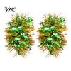 Long-lasting Tinsel Bracelet 1 Pair Colorful Elastic Band Adults Kids Universal Children's Day Rubber Kindergarten Dance Performance Prop Sports Meet