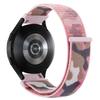 For Samsung Galaxy Watch3 45mm/Huawei Watch GT 3 Pro 46mm Watch Band 22mm Camouflage Nylon Adjustable Loop Wrist Strap