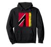 Trinidad and Tobago Germany Half Flag Trinidad Germany Hoodie