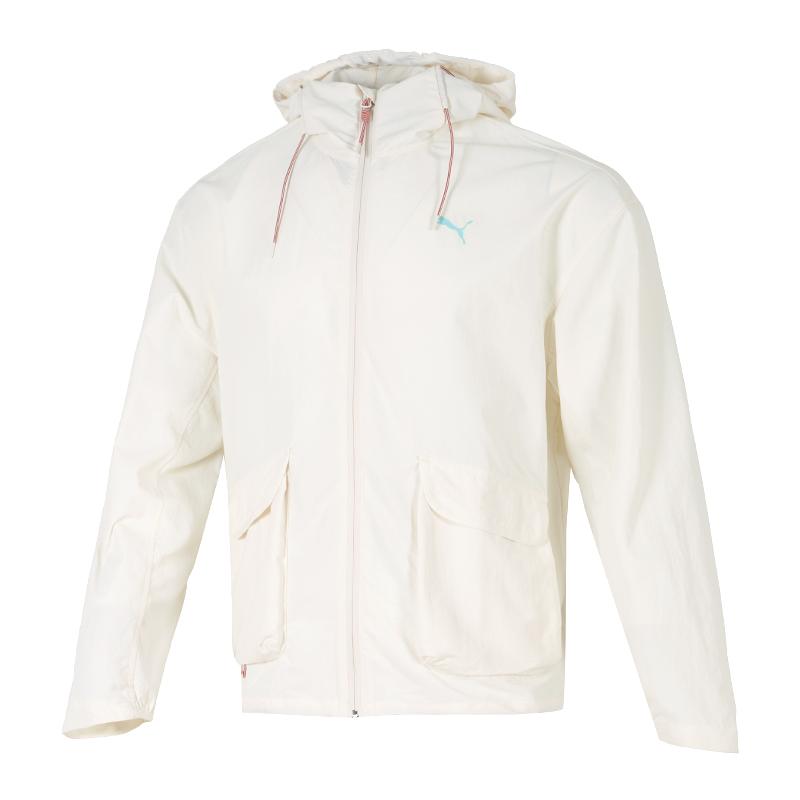 PUMA Jackets Men s Warm White Hooded Moderate Other 633866-87 2XL