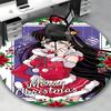 1pc Anime Christmas Round Carpet - Office Chair Mat, Non-Slip Rug for Home Decor, Living Room, Bedroom, Game Room, Dormitory, Seasonal Gift.E003