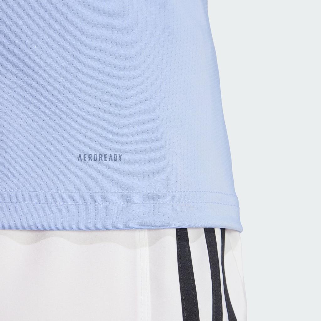 adidas Designed For Training Tee Women Tops Light-Blue IY9162