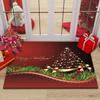 Christmas Carpet, Soft And Smooth Noise-Absorbing Entrance Hall Decorative Mat, Bedroom Bedside Rug, Home Decoration