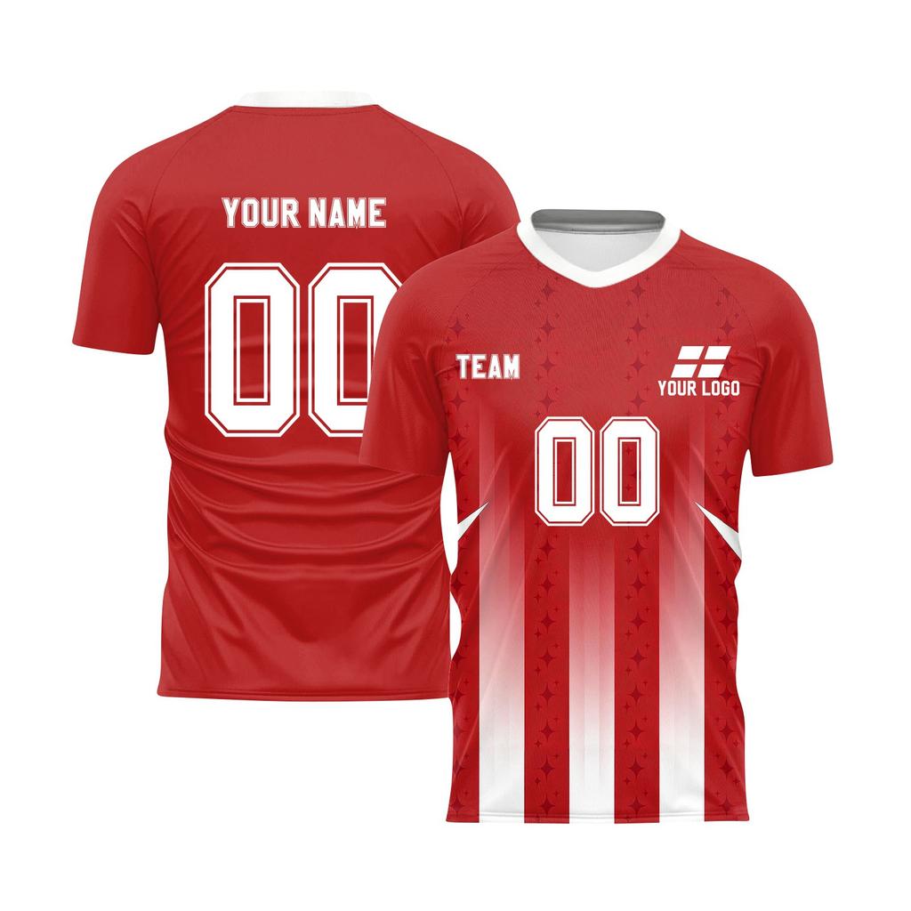 Personalised Tops Shirts Mens Girls With Name Number Custom Football Jerseys For Boys Training Suit