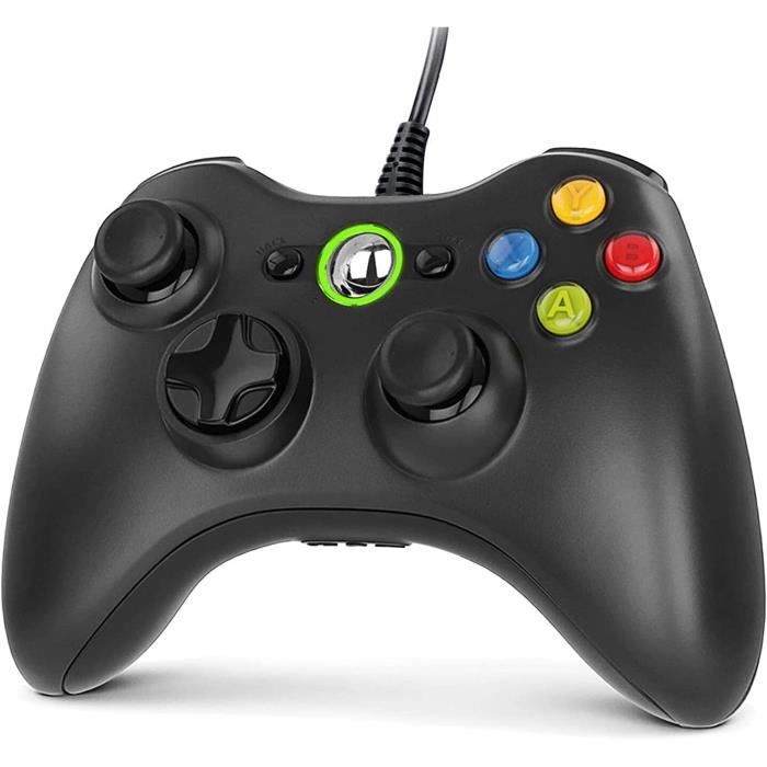 Manette de jeu - Gezimetie - Xbox 360 - USB - Double Vibration - Design Ergonomique