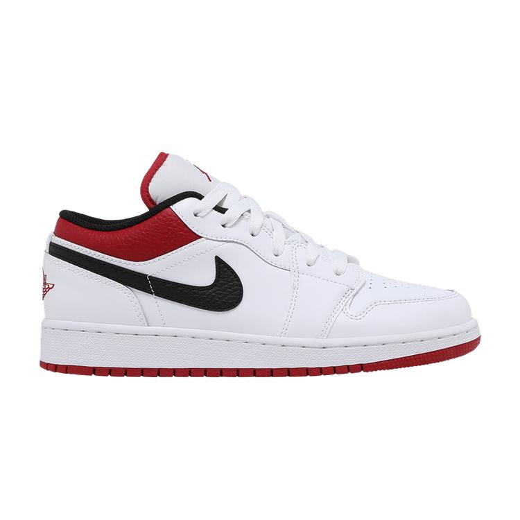 Air Jordan 1 Low GS 'White Gym Red'