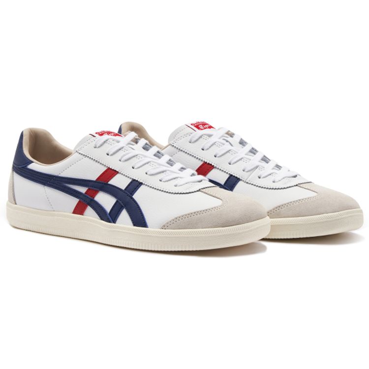 Onitsuka Tiger Tokuten Unisex White Beige Red Blue 1183C095-100