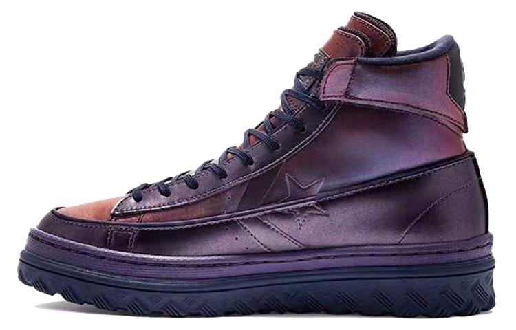 Кожаные кеды Converse X2 High Metallic Vis - Purple 169530C 37