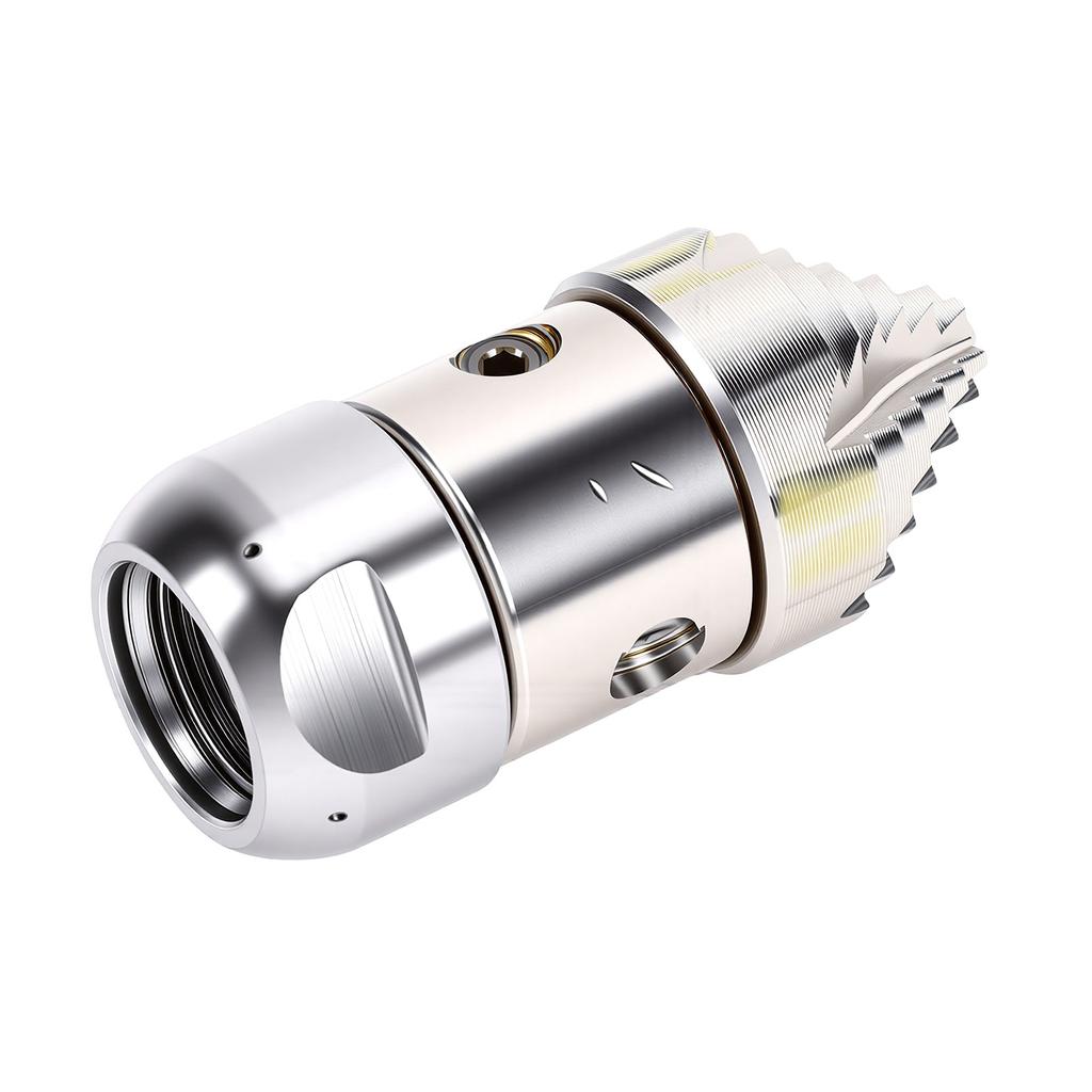 3 8 Inch Sewer Jetter Nozzle 360 Degree Rotating Stainless Steel Pressure Washer Nozzle for Drain Pipe Cleaning 15L Min