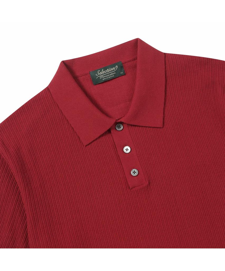 BRENTWOOD [Selection] Washable Soft Whale Polo Neck Sweater Brwam26811Rex
