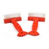 Pet Hair Removal Comb Red Dogs Brush Lobster Rake Comb Pet Grooming Combs Tool