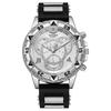 2024 European & American Fashion Men's Quartz Watch with Large Dial & Silicone Strap - Popular In the Middle East.