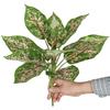 Elegant Fake Green Plant Leaves 13 Leaf Simulated Plants  Wedding Decor