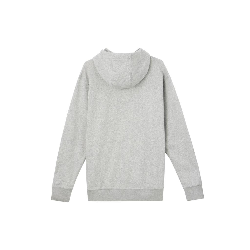 Nike Felpa con cappuccio da uomo con logo stampato a tinta unita Grigio CZ7858-063