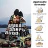 1pc Grand Theft Auto Soft Flannel Blanket with Designer Print A cozy blanket for all seasons, perfect for the couch, bed, office
