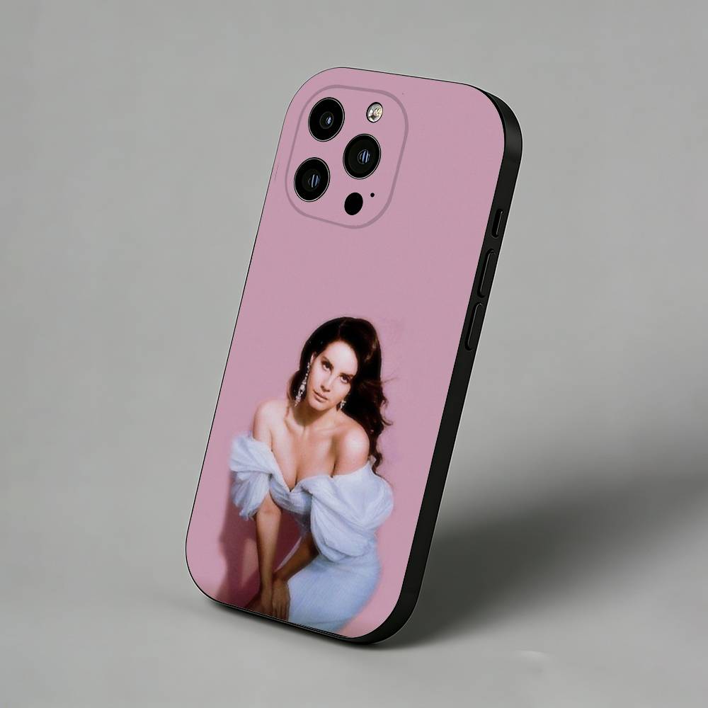 Etui na telefon L-Lana Del Rey S-Singer do iPhone 17 Air 16 Pro Max 16e 15 Plus 14 13 Mini 12 11 Tylna obudowa