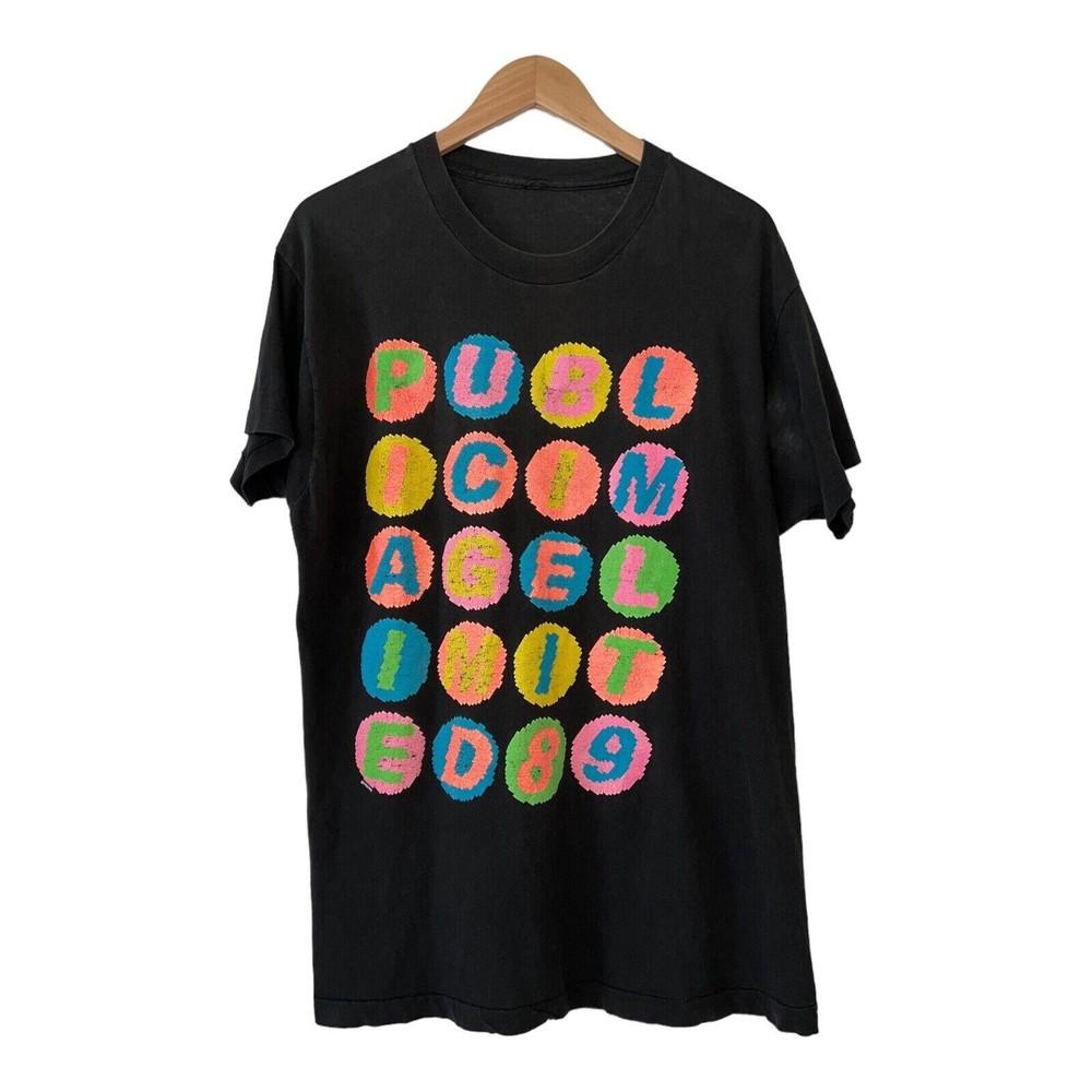 Public Image Ltd Shirt 1989 PIL Shirt Classic Black Unisex T-Shirt XXL