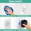 Toothbrush Holders for Bathroom(Pack of 2), Plastic Wall Mounted Self Adhesive, Toothbrush Holder for Toothbrushes, Toothpaste, Shaver, Razor