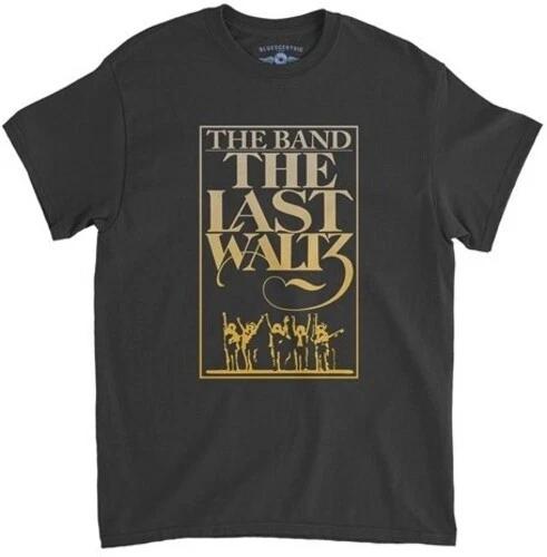 The Band - The Band - Last Waltz Gold Logo - Heavy Cotton T-Shirt - 2XL Black [N XS