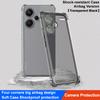 IMAK For Xiaomi Redmi Note 13 Pro+ 5G Airbag Corner Shock-absorbing Phone Case Clear TPU Cover