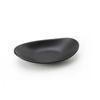 Oval black plate jewelry tray key dressing table decorative plate keyfood decorative