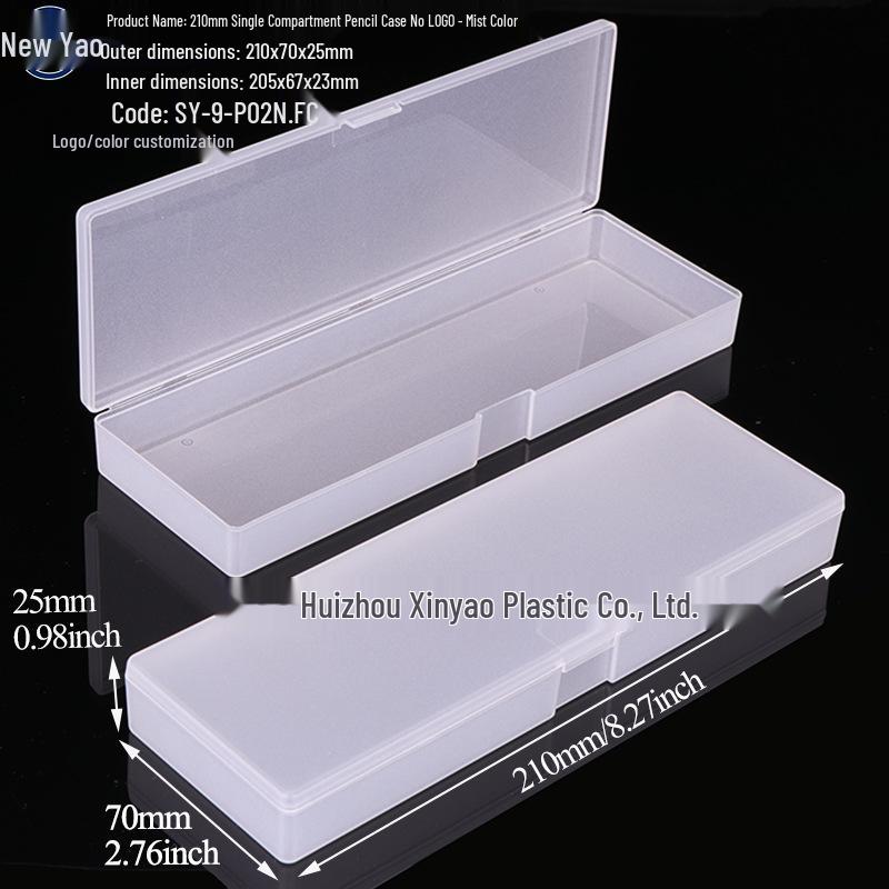 Transparent Travel Toothbrush Case with Drainage and Card Slot