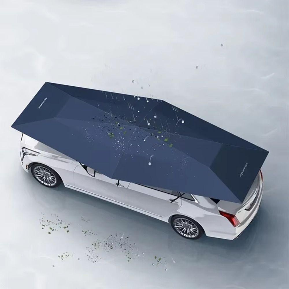 Cloth Material Foldable Car Cover UV Protection Heat Insulation Canopy Fishing