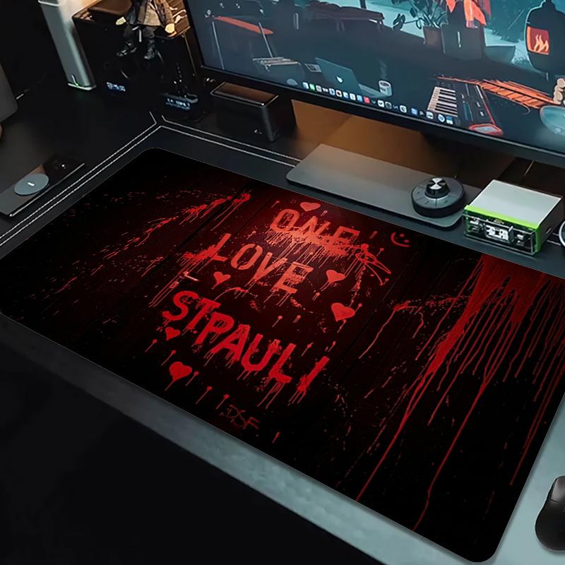 St. Pauli FC Mouse Pad Large Gaming Table Cushion Non-slip Laptop Tablet Big Mousepad XXL Mat Mini PC Playmat With Lock Edge_xia
