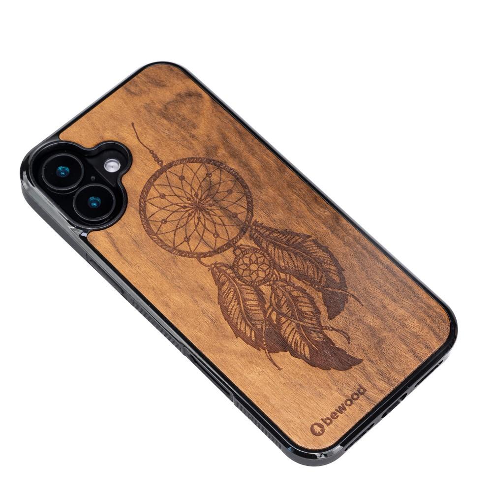 Bewood Wooden Case for iPhone 16 Plus Dreamcatcher Imbuia