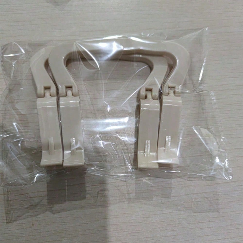 

Set of 2 Durable Non-Slip Trash Clips - Easy to Install, Space-Saving Design, Suitable for Kitchen And Home Organization, Trash Holder 2pcs бежевый