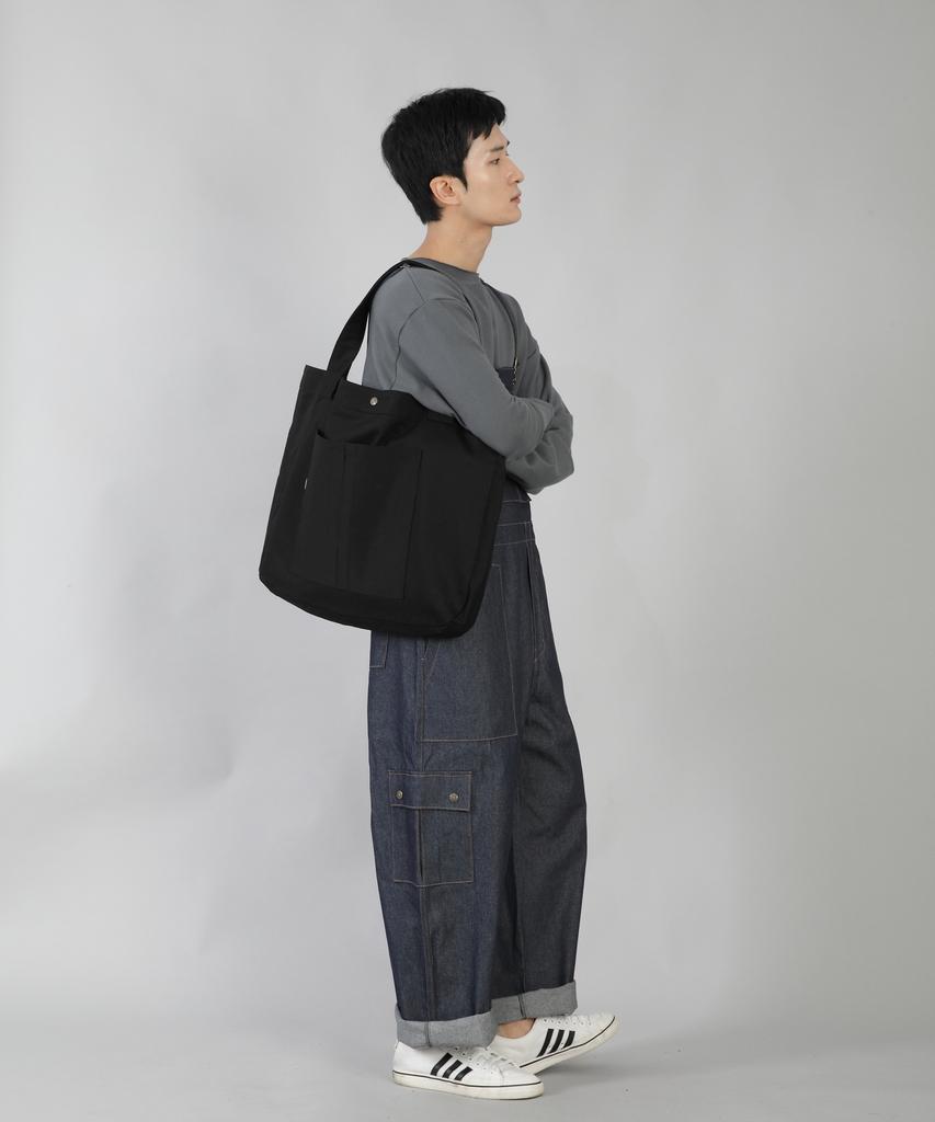 Saintcrew Round Volume Cargo Pocket Eco Bag Rvc-145 Black