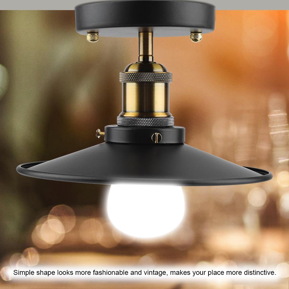 E27 Vintage Ceiling Pendant Lamp Hanging Light Corridor Lighting Decoration Short