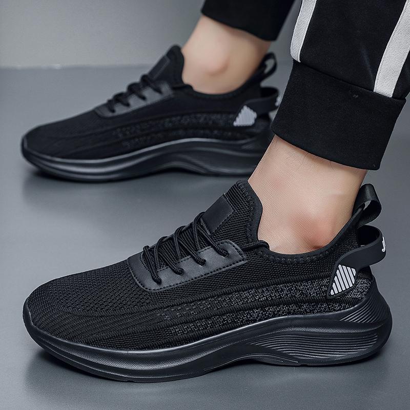 Men’s Summer Sports Shoes Casual Lightweight Running Sneakers Tennis Shoes Black Basketball Shoes for Students Large Size 48 49 50