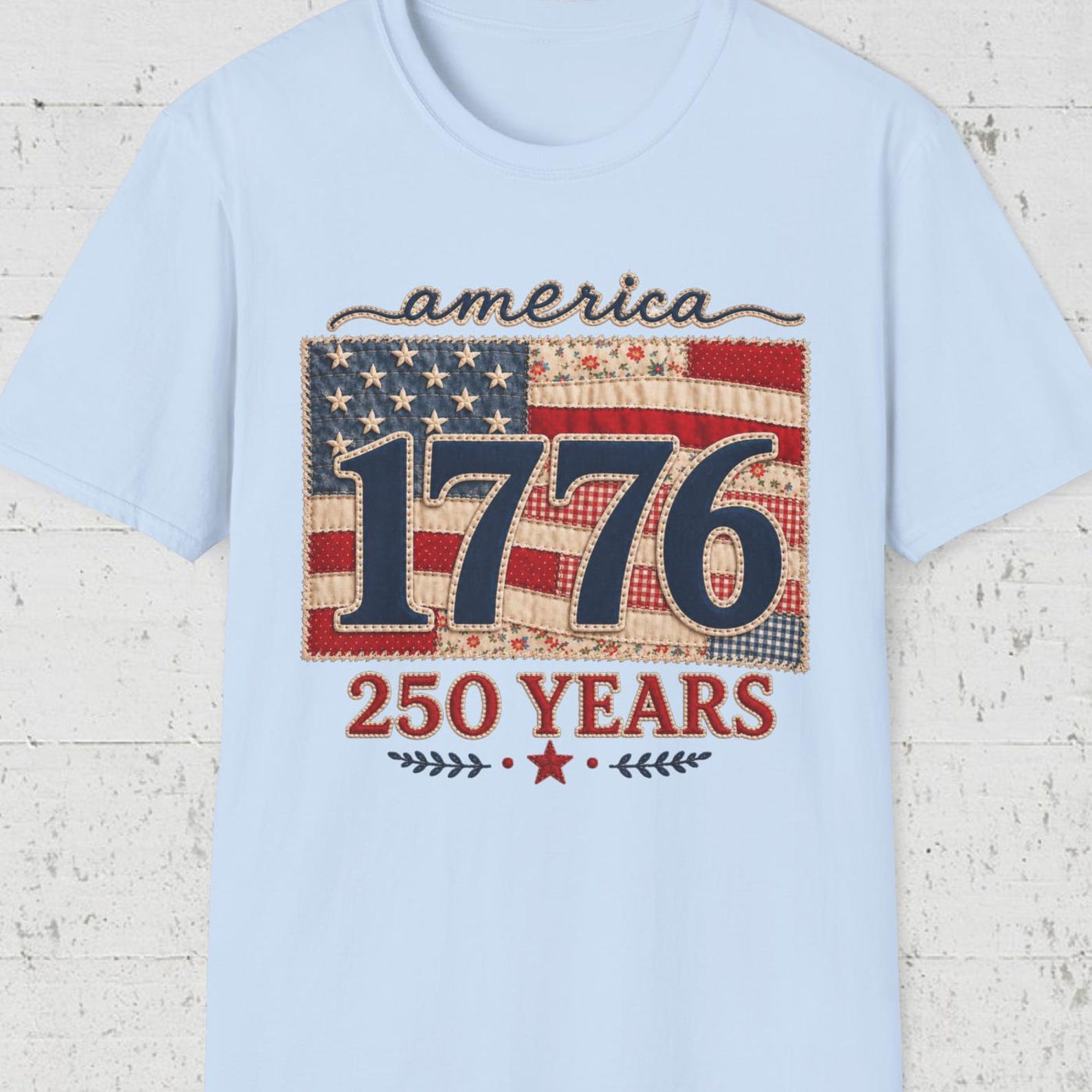 America 1776 Shirt, 250 Years America Tee, Patriotic Flag Shirt, USA Anniversary Shirt, Fourth of July Tee, Independence Day Shirt 2XL