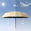 Auto Open Close Umbrella Compact Fold Sun Rain Proof UV Protection Premium Travel Umbrella