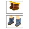 niannyyhouse 20cm Plush Snow Boots 16 BJD 30cm Jointed Doll Shoes Length approx. 5.2cm Dress-up Accessories (a-3)