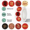 500 Pictures/roll New Year’s Spring Festival Handbook Material Decorative Envelope Seal Stickers Dots