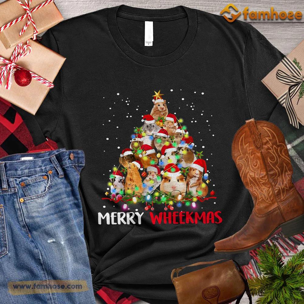 Merry Wheekmas Arrange Christmas Tree Christmas Shirt D1089 Unisex T-Shirt M